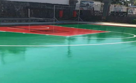 果洛篮球场翻新地面